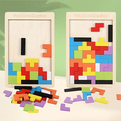 تتريس لبناء كتلة اللغز