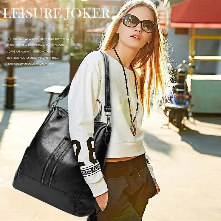 Italy Goatskin Multi Function Backpack