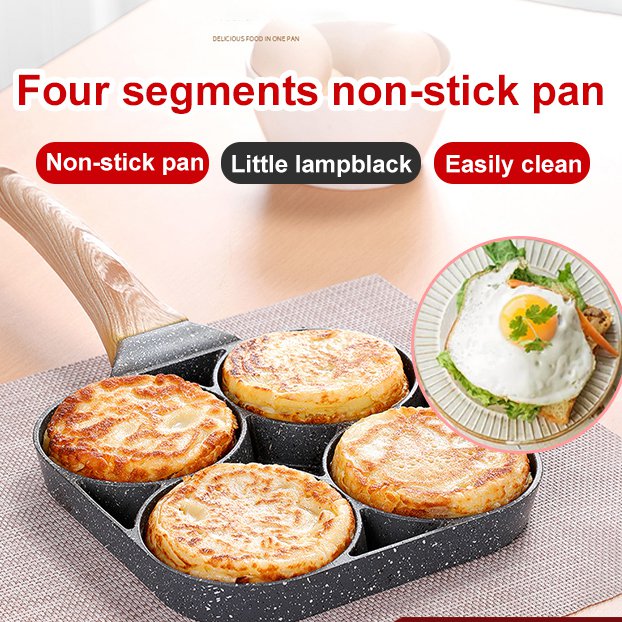 【VIP】Thicken Four Segments Non-Stick Pan