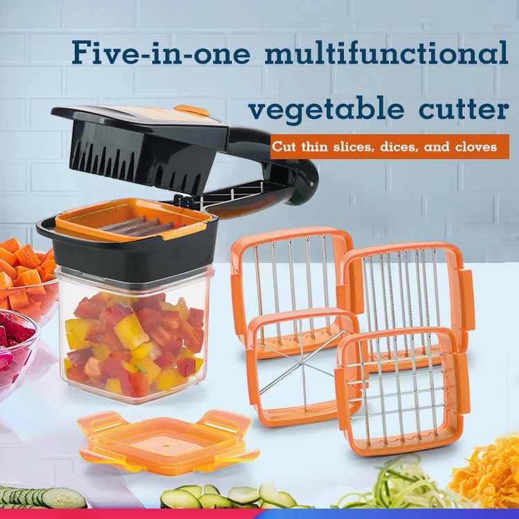Five-In-One Multifunctional Vegetable Cutter