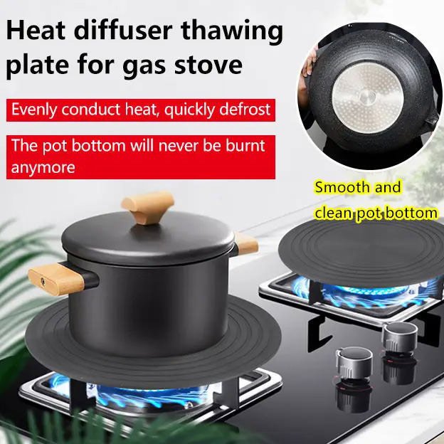 Fast Thawing Plate Gas Stove Anti-Burning Heat Diffuser Plate