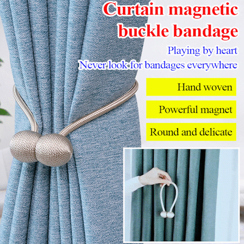 Curtain Magnetic Buckle Exquisite Window Decoration Exquisite Window Decoration Simple Punch-free Be