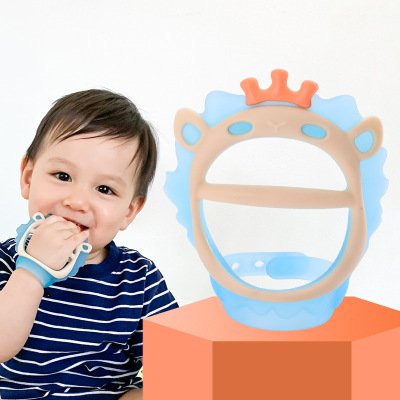 New Children‘s Teether Soothing Teething Mitten Glove