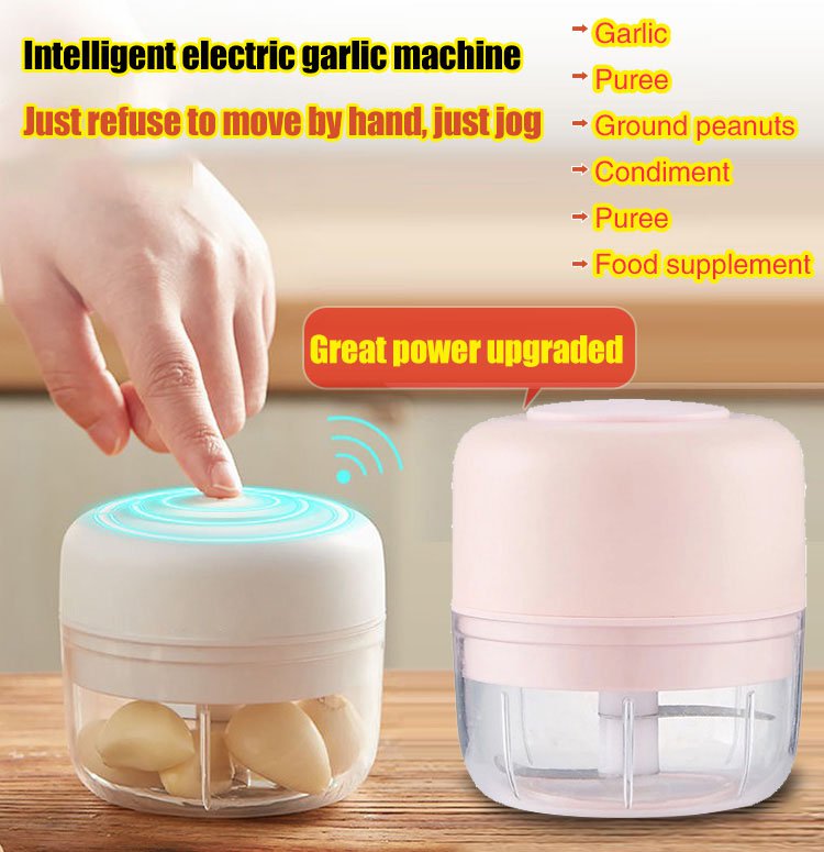 Wireless Mini Electric Garlic Machine
