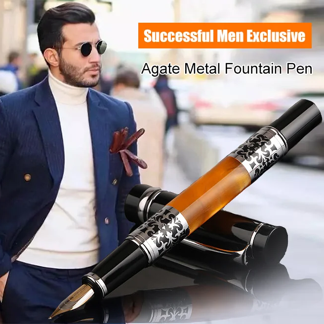 Agate Metal Fountain Pen