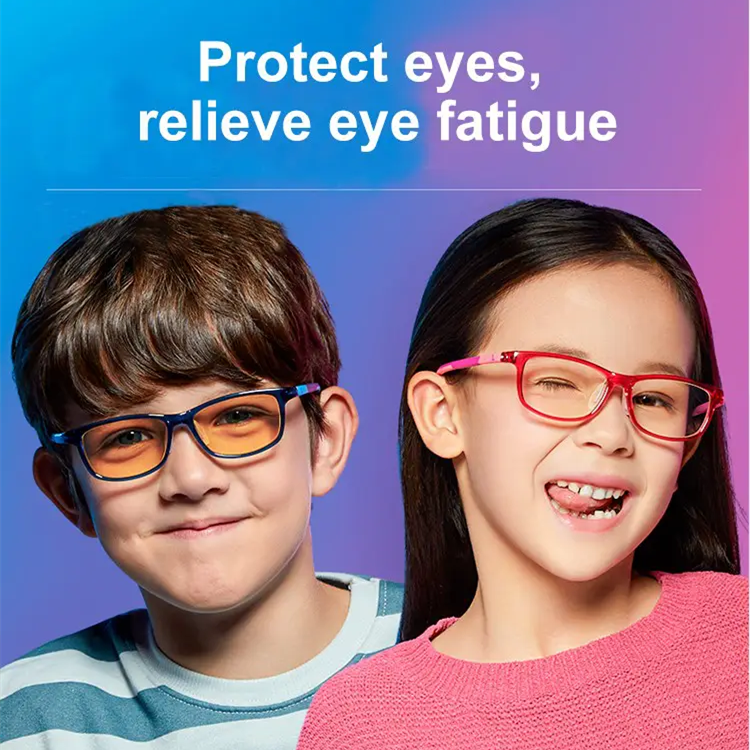 Anti Blue Light Silicone Glasses for Children