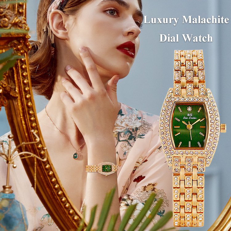 ساعة اليد ترصيع بالألماس للنساء