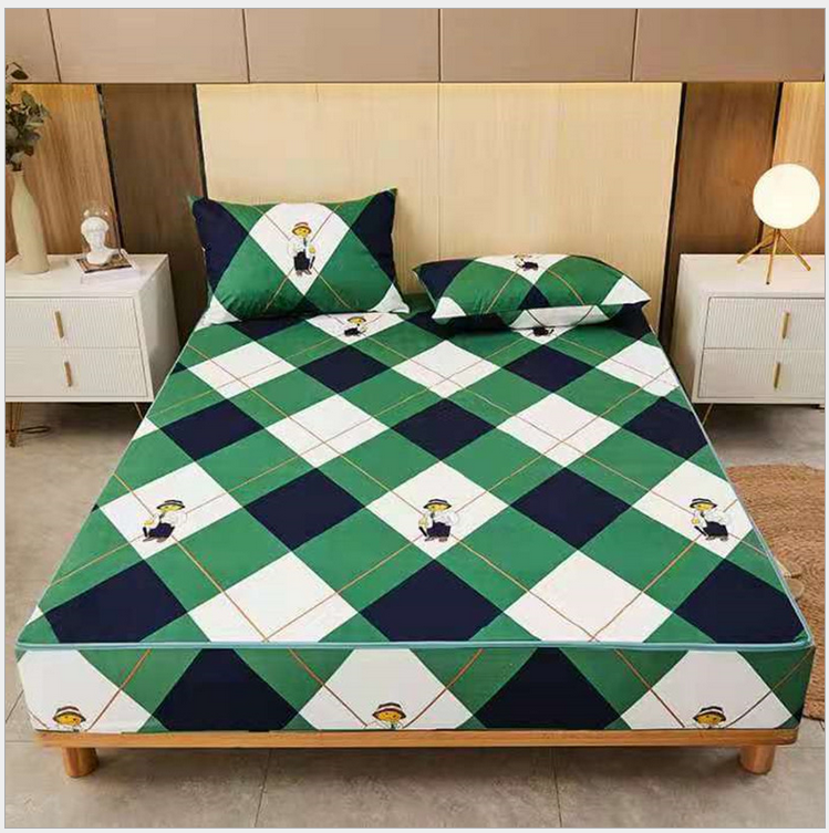 Fitted Sheet Matress Cover Breathable Comfortable Six Side Waterproof Queen King 