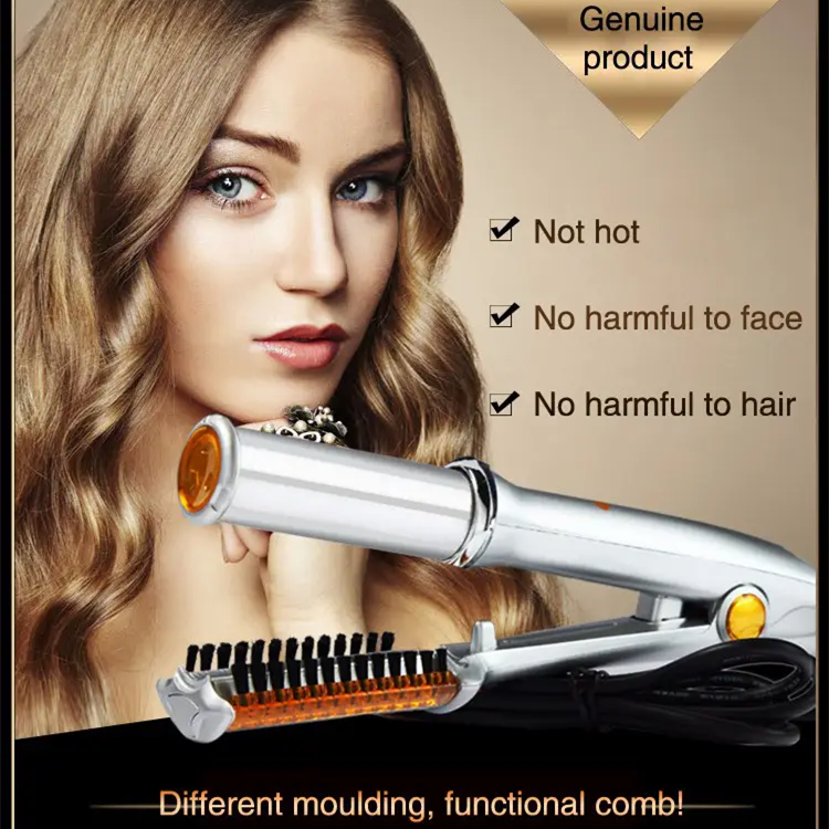 Straight Hair Curly Hair Dual-used Electric Hairdressing Device