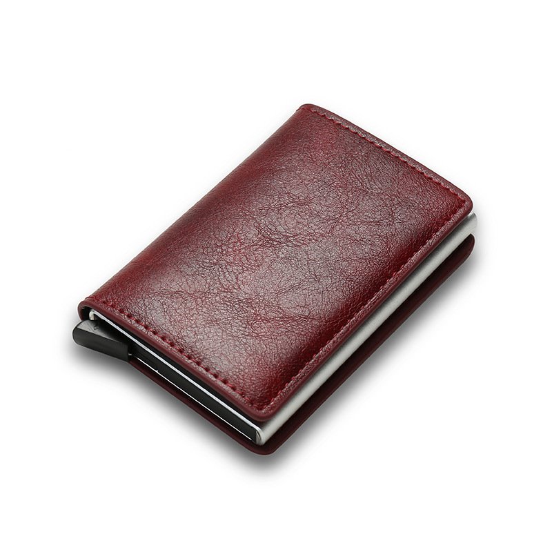 RFID blocking anti-theft super thin wallet