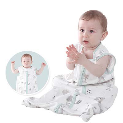 كيس نوم قطن جيد التهوية للمواليد