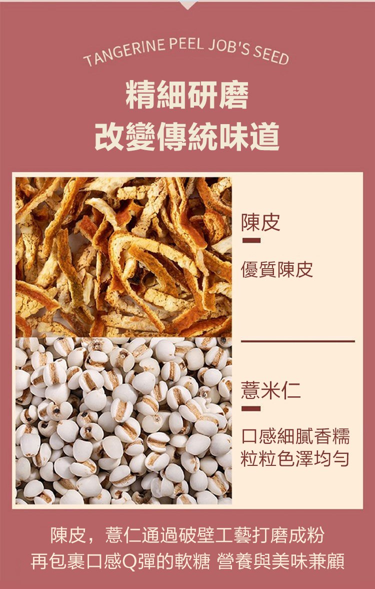 陳皮山楂薏仁軟糖