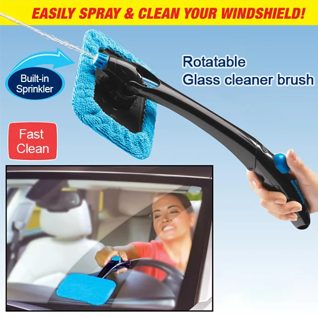 Rotatable Car Window Glass Cleaner Brush