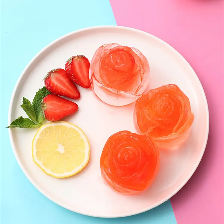 Rose Ice Hockey Silicone Ice Making Mold