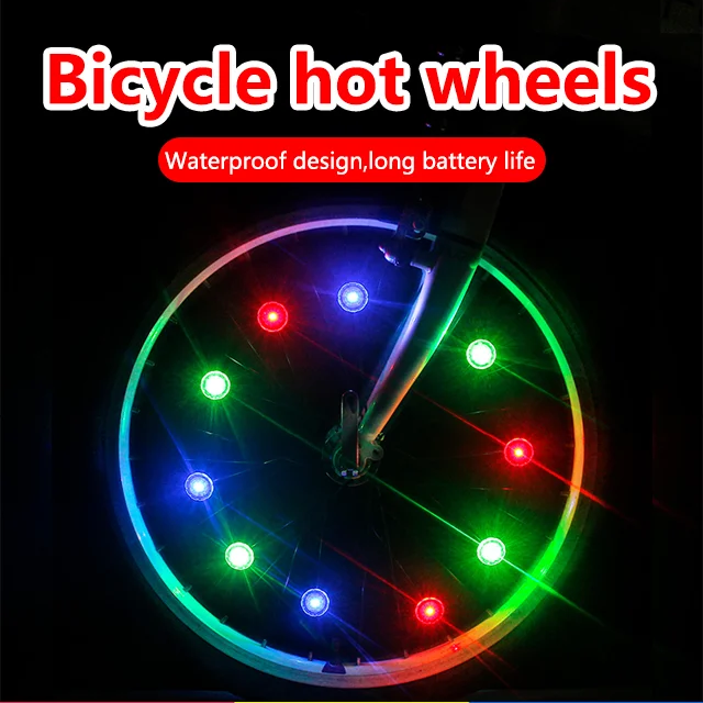 LED bicycle night riding hot wheels