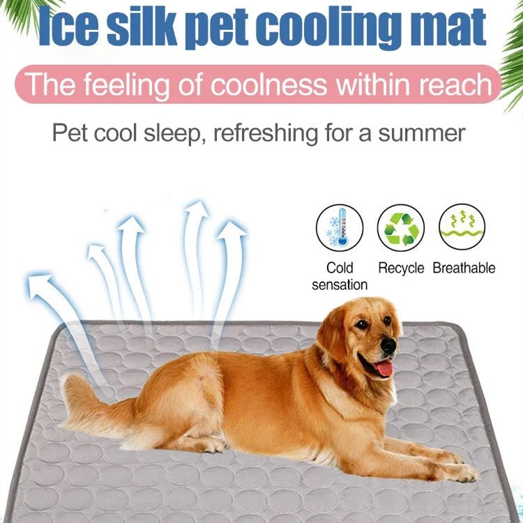 Ice silk icy mat pet cooling mat
