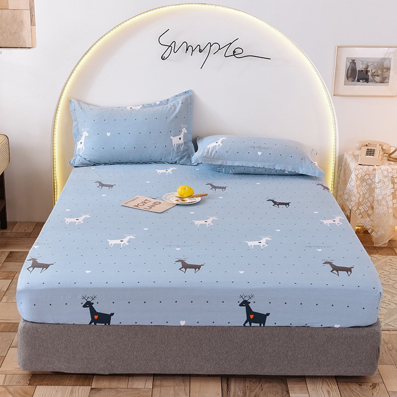 Mattress Sheet Premium Cotton 360 Degree Protect High Elastic Queen King 