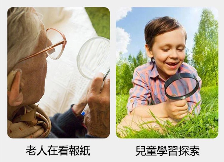9fe2d8d4489b46503b9340799654675f 可擕式皮套折疊高清高倍放大鏡