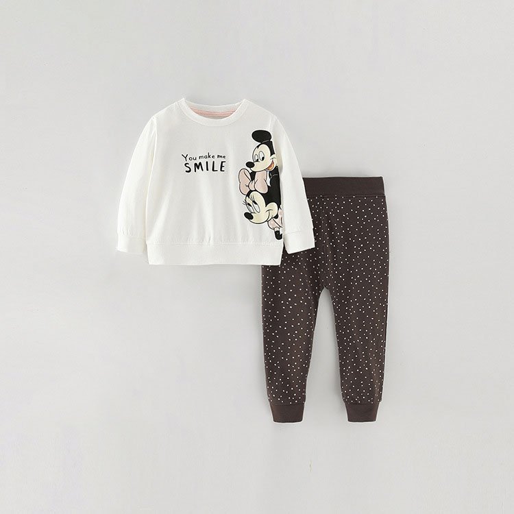 مجموعة ملابس كرتونية  ميكي ماوس للبنات