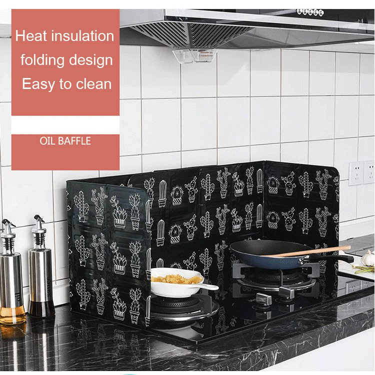 【Nordic Kitchen Aluminum Foil Oil Baffle】High Temperature Proof Oil Baffle