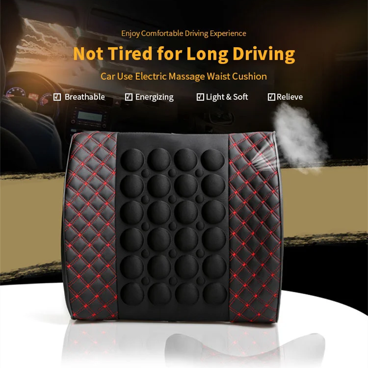 Car Use Electric Waist Lumbar Massage Pad