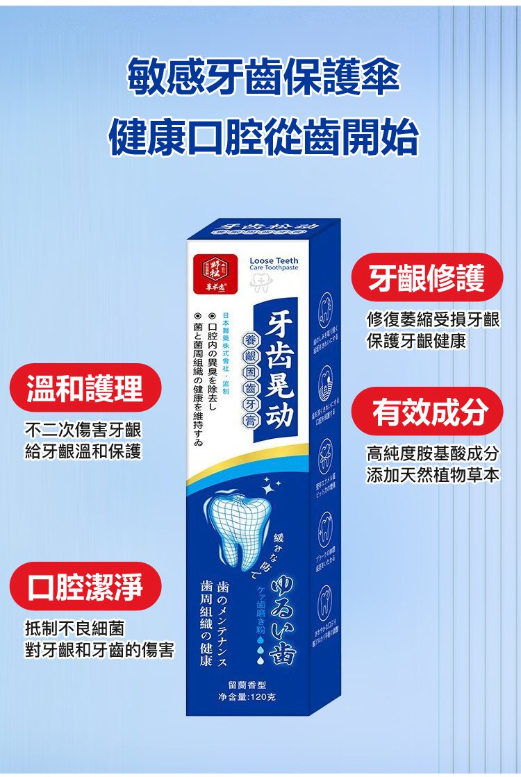 牙齒晃動牙膏 16 b767f832165251276100543f0981d8ba 牙齒晃動牙膏