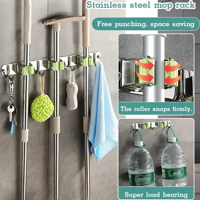 Stainless Steel Mop Rack