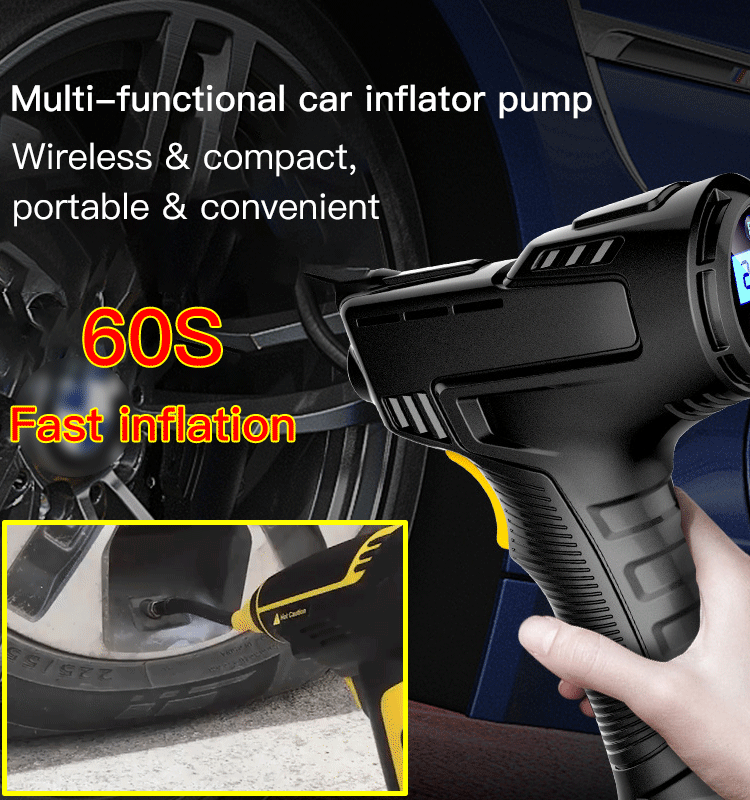 Multi-functional Car Inflator Pump
