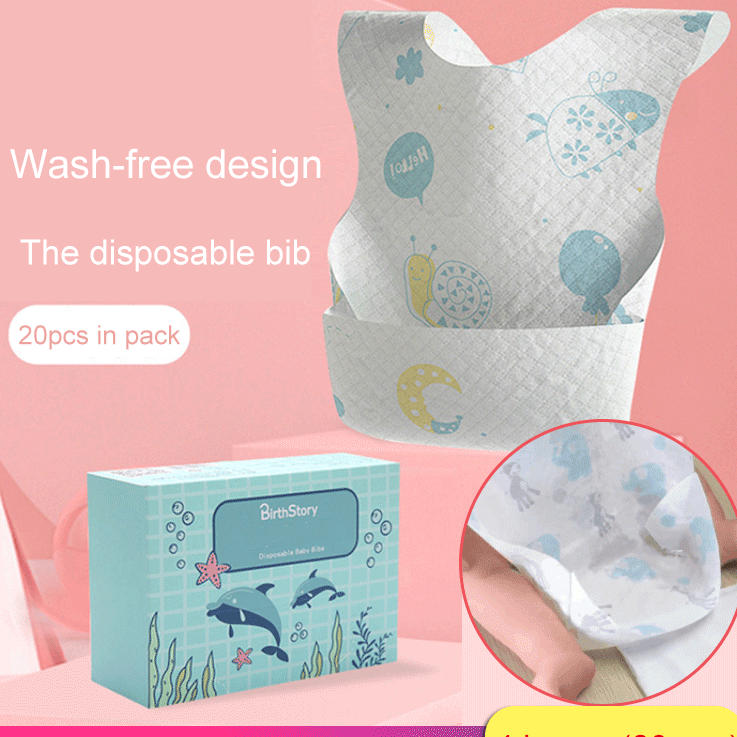 Infants disposable bib