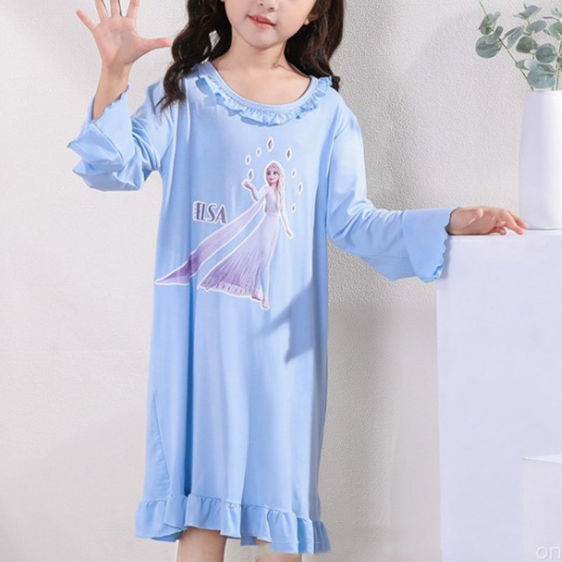 فستان نوم أميرة آلسا من قطن مودال