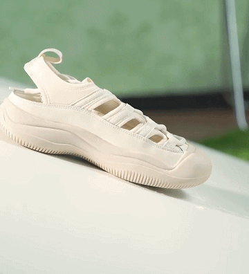 Summer Thick Sole Hollow White Shoes