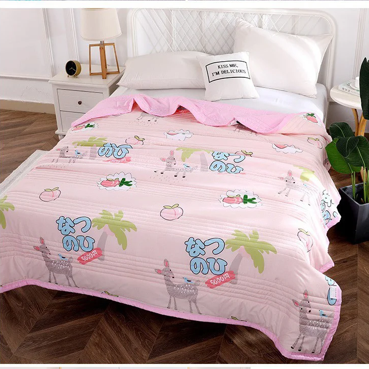 【VIP】Summer Quilt Washed Cotton Cool Anti-bacterial Queen King  