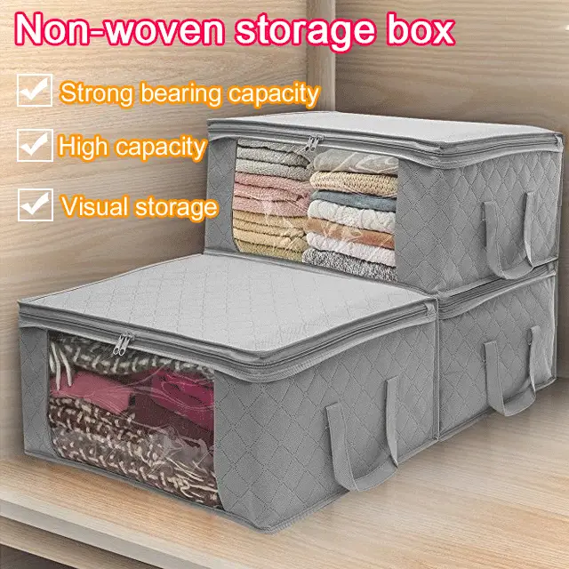 Nonwoven Fabric Foldable Storage Box