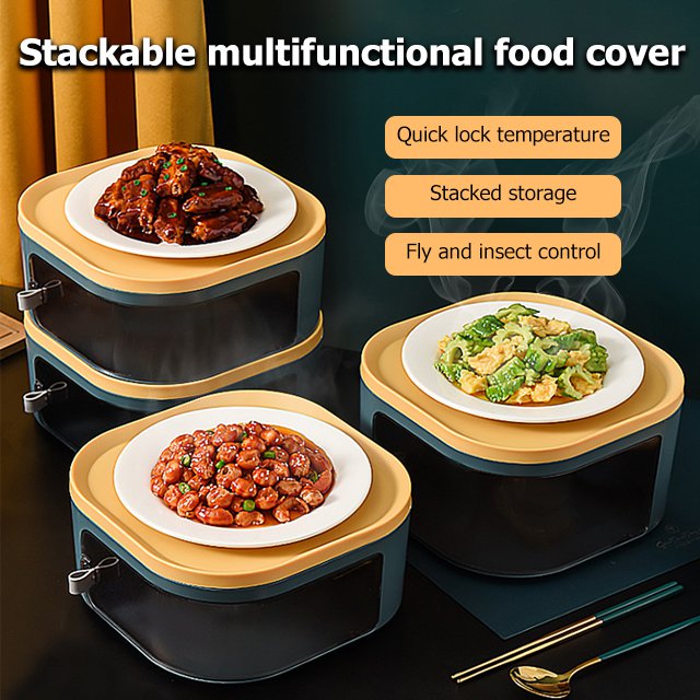 Independent Stackable Multifunctional Dust-proof Heat Preservation Food Cover