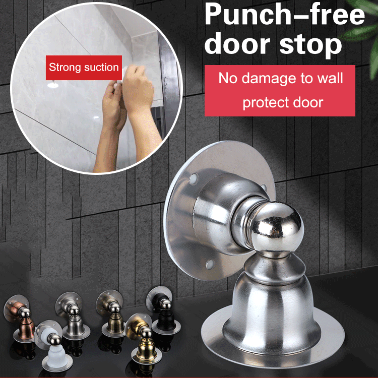 Punch-free Stainless Steel Door Suction
