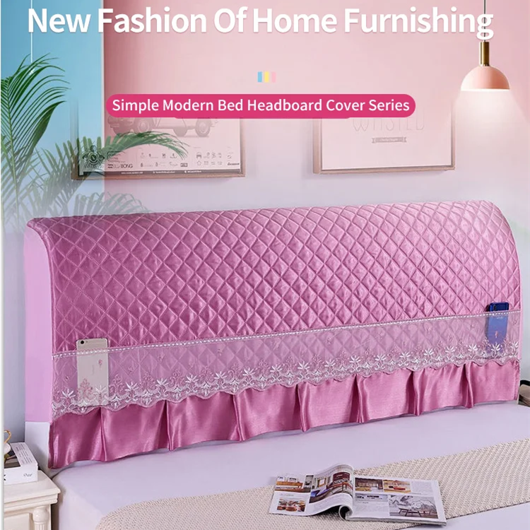 Bed Headboard Cover Soft Comfortable Healthy Eco-friendly Queen King 