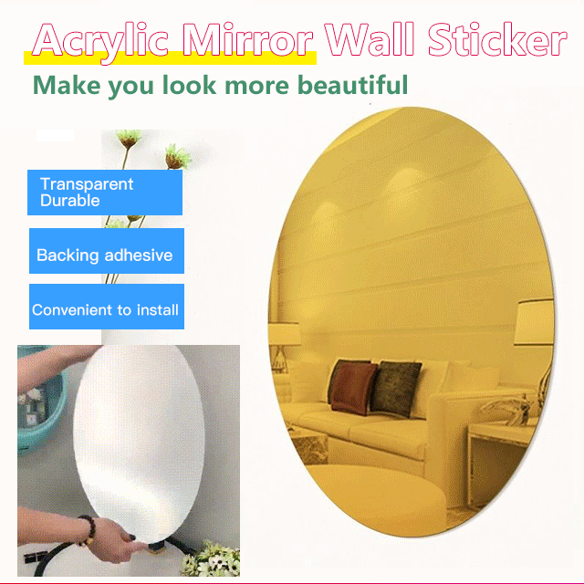Acrylic Mirror Wall Sticker