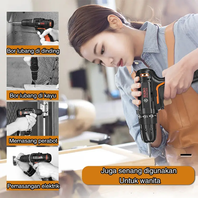 【 Cash On Delivery】Multi-functional Cordless Screwdriver with Lithium Battery